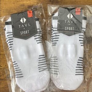 Unisex White Socks - set of 2